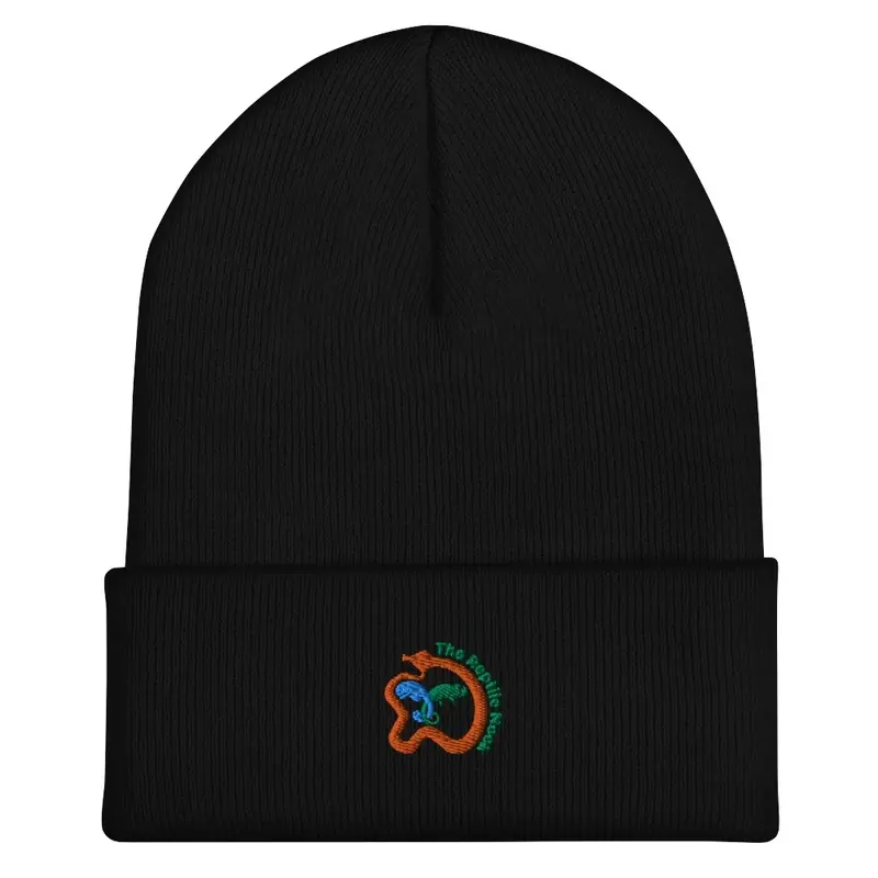 Embroidered Logo Beanie- Tricolor